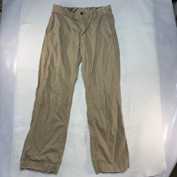 American Eagle Outfitters Other - American Eagle Mens‎ Bootcut Chino Pants Tan Khaki Cotton 32x32 RN54485